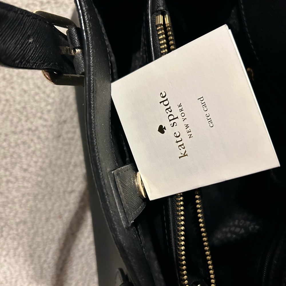 Kate spade black leather purse